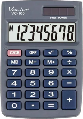 Immagine prodotto di Vector KAV VC-100 office calculator  8 digits  58 x 88.5 mm  grey