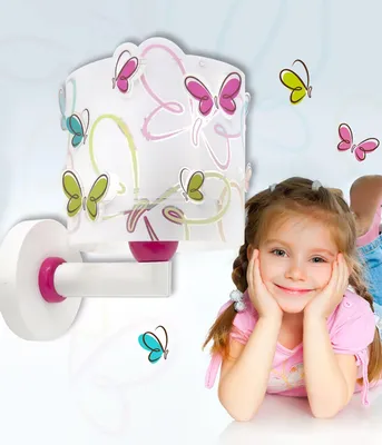 Zdjęcie produktu dla Kinkiet Butterfly - Motyle dla dzieci