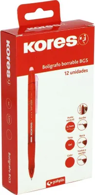 Produktbild von Famanu Gelstift mit Radierfunktion - 0,7 mm - Rot