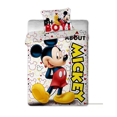 Produktbild von Disney Mickey Maus Kinder Bettwäsche 2tlg Set