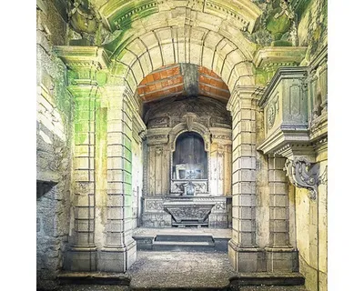 Produktbild von Glasbild Tempel GLA2204 20x20 cm