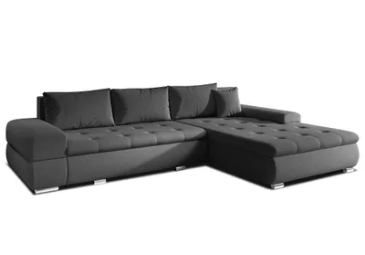 Produktbild von AX LIVING Couch Sofa L Form Sivaso Dunkelgrau 310cm mit Schlaffunktion