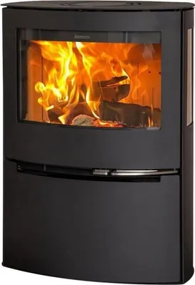 Image de Poêle à Bois Aduro 21, 6,5 KW, Noir, Bûches jusqu'à 50 cm, Profondeur 40 cm