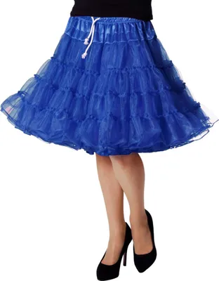 Produktbild von Petticoat/Onderrok/Tutu Deluxe Blauw (one size)