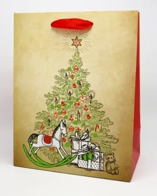 Produktbild von Große Geschenkbox aus Papier mit Band