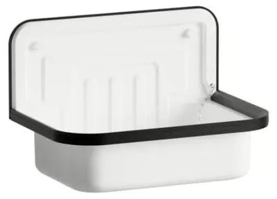 Produktbild von Laufen Ausgussbecken, CONTRA 505, 505×330×360mm, mit Rückwand, weiß, 1 Stk.