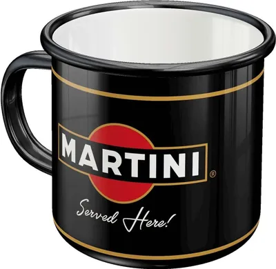 Produktbild von Nostalgic-Art - Emaille-Becher - Martini - Martini Served Here