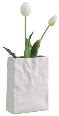 Produktbild von Famanu Blumenvase Handtaschenform - Moderne Dekoration für Wohnzimmer oder Schlafzimmer