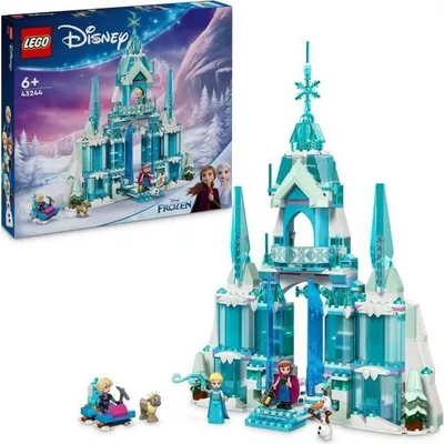 Produktbild von LEGO Disney Elsa's Eispalast 43244, Bauspielzeug, 3 Minipuppen, Olaf