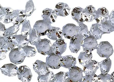 Produktbild von Deko Diamanten 32 mm, 5 kg, Natur, klar