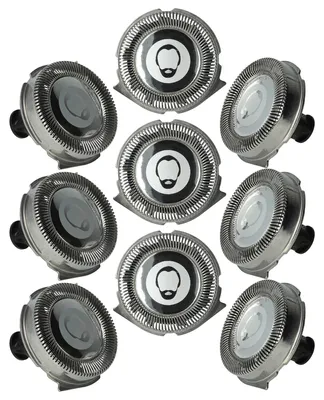 Produktbild von vhbw 9x Scherköpfe Ersatz für Philips RQ11, RQ32 für Elektrorasierer, Silber