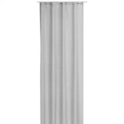 Produktbild von Gardine 140x245 cm mit Universalband in Grau, versch. Farben erhältlich