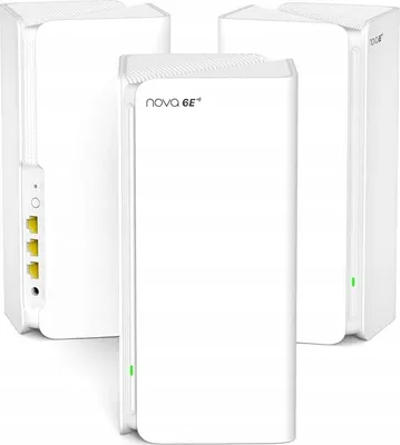 Zdjęcie produktu dla Tenda Nova MX21 Pro Wi-Fi 6E AXE5700 router i repeater- 3 szt