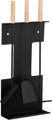 Immagine prodotto di relaxdays 10028788_0 relaxdays Kaminbesteck schwarz, braun