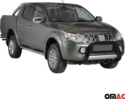 Produktbild von Frontbügel Frontschutzbügel für Mitsubishi L200 2015-2018 ø76mm Stahl Schwarz