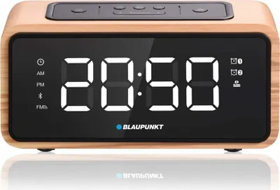 Produktbild von Rádiobudík FM Bluetooth 60 pamäťových staníc Hodiny s LED displejom, dvojitým budíkom a funkciou Snooze