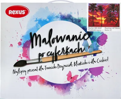 Zdjęcie produktu dla Zestaw Malowanie Po Cyferkach 50X40 9924