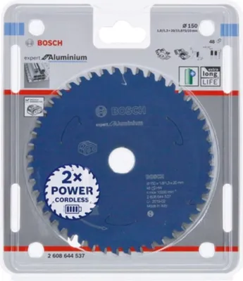 Immagine prodotto di Lama circolare per seghe a batteria Expert per alluminio, 150 x 1,8/1,3 x 20, 48 denti