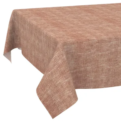 Tischdecke Melliert Vintage Rot 160x100cm Schnittkante, Hauptbild
