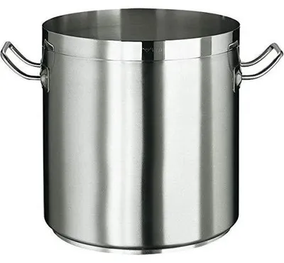 Imagen del producto de Sambonet Serie 2100, olla alta de acero inoxidable satinado, capacidad de 4.5 litros, modelo 12101-45