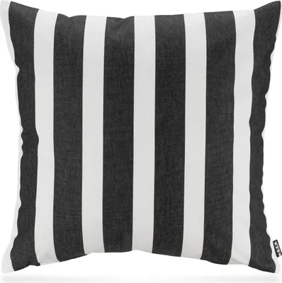 Produktbild von H.O.C.K. Classic Streifen Outdoor Kissen 50x50cm schwarz
