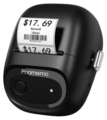 Immagine prodotto di INF Stampante di etichette termica con 1 rotolo 40x30mm — Portatile Bluetooth 5.3, 203dpi, batteria 1200mah