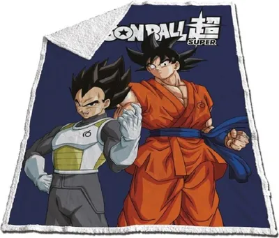 Produktbild von Dragon Ball Z Wohndecke – Weiches & leichtes Decke für Bett & Sofa (120x150 cm)