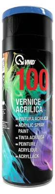 Image de Peinture en aérosol acrylique, bleu, 400 ml - Aérosol de peinture acrylique - Peinture haute brillance pour métal, bois et plastique - Séchage rapide - Adhérence élevée - Finition brillante [17300-5015]