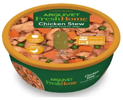 Immagine prodotto di ARQUIVET Pollo fresco stufato fatto in casa - cibo umido per cani - 280 g