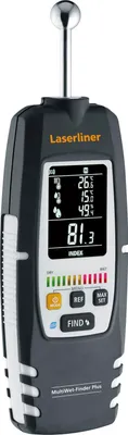 Produktbild von Laserliner MultiWet-Finder Plus, Digital, Rechteckig, AAA, 1,5 V, 0 - 50 °C, Akku