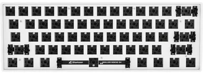 Obrázok produktu pre Sharkoon SKILLER SGK50 S4, 60%, Kábel, USB, RGB LED, Biela