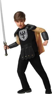 Produktbild von Atosa Mittelalter König Kinderkostüm Schwarz 5-6 Years Schwarz 5-6 Years