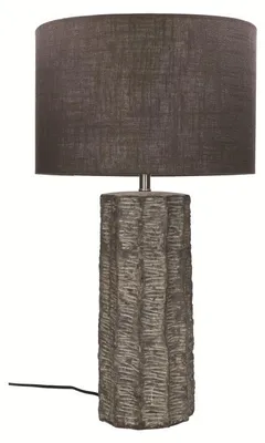 Obrázek produktu pro Stolní lampa Pomax Russel, šedá, průměr 38 cm, výška 66 cm