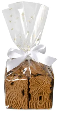 Zdjęcie produktu dla Papstar Bodenbeutel goldene Sterne 27 x 18 x 7cm 10 Stück 12577