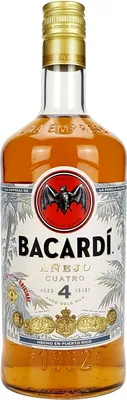 Produktbild von Bacardi Anejo Cuatro 0,7l 700ml (40% Vol) 4 Jahre Rum -[Enthält Sulfite]