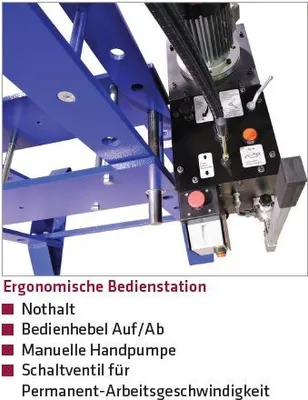 Image de Presse d'atelier hydraulique PREMIUM WPMEH 100/2-K