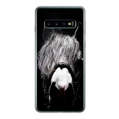 Produktbild von MuchoWow® Handyhülle Schutzhülle Hülle für Samsung Galaxy S10 Pferd - Porträt - Schwarz - Weiß Silikon Softcase Handy Hülle - Handytasche