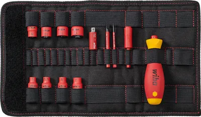 Image de WIHA Kit de vis et de douilles slimVario 1/4" 1 pièce