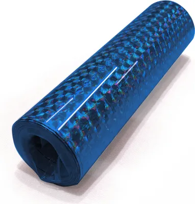 Produktbild von 1 Rolle Papier Luftschlangen hellblau metallic holografisch