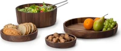 Obrázok produktu pre CONTINENTA miska, orechová farba, 20x4,3 cm, kód: 4233, EAN: 4017167423302
