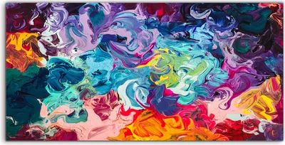 Produktbild von Coloray Spritzschutz aus Glas 120x60  Wandkunst Küchenrückwand abstrakte bunte Konzept der modernen