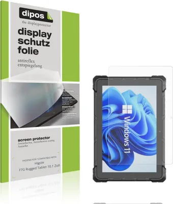 Immagine prodotto di 2x Pellicola Protettiva per Higole F7G Rugged Tablet 10.1 Zoll Protezione Schermo Antiriflesso dipos
