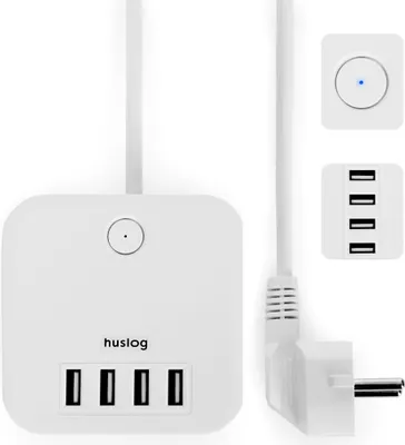 Obrázek produktu pro Prodlužovací kabel se 3 zásuvkami bílý EMX-190224 Adaptér bílý