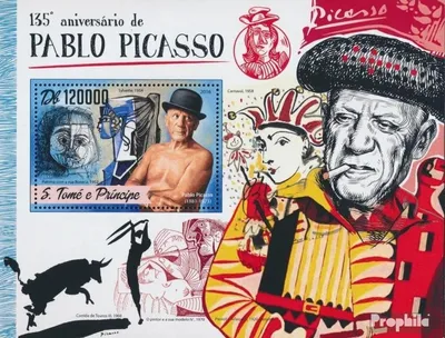 Produktbild von Briefmarken Sao Tome e Principe 2016 Mi Block 1239 (kompl. Ausgabe) postfrisch Pablo Picasso