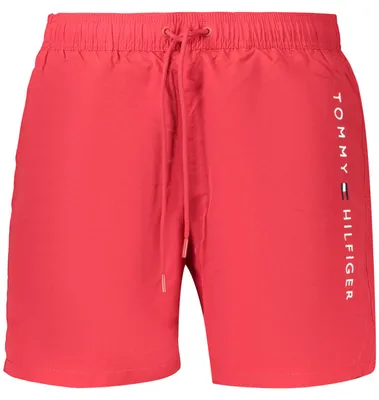 Produktbild von Rote Herren Badeshorts mit Innenslip und Kordelzug – Trend 2023