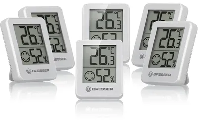 Produktbild von Bresser Optics 7000015GYE000, Digital, Rechteckig, CR2032, 3 V, 0 - 50 °C, 45 mm