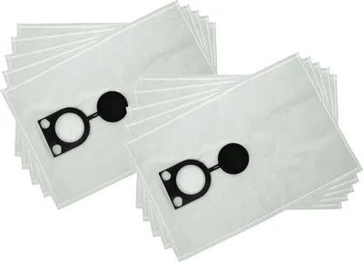 Produktbild von vhbw 10x Staubbeutel kompatibel mit Bosch GAS 35, GAS 35 AFC, GAS 35 L, GAS 35 M, GAS 35 SFC+ Staubsauger - 33,5cm x 27cm Weiß