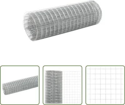 Obrázok produktu pre The Living Store Pletivo z pozinkovanej ocele 10x0,5 m Silver