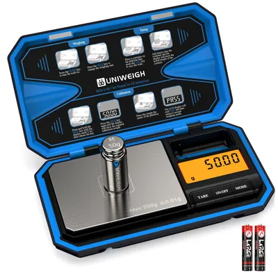 Digitale Taschenwaage 200 g / 0,01 g mit Kalibriergewicht