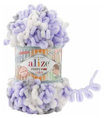Produktbild von Alize Puffy Fine Color 6372 Strickgarn